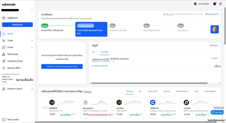 โบรกเกอร์ Admirals บัญชีเทรด โบรกเกอร์ Admirals บัญชีเทรด