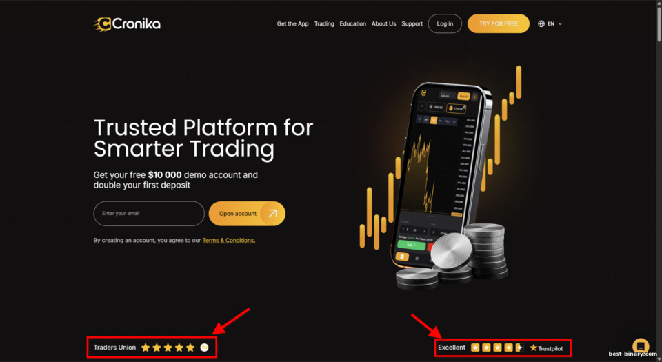 Cronika โบรกเกอร์ ข้อมูลเท็จ