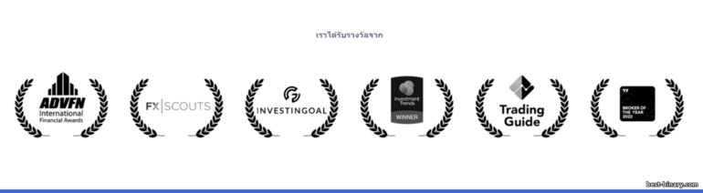 รางวัลของโบรกเกอร์ Pepperstone รางวัลของโบรกเกอร์ Pepperstone