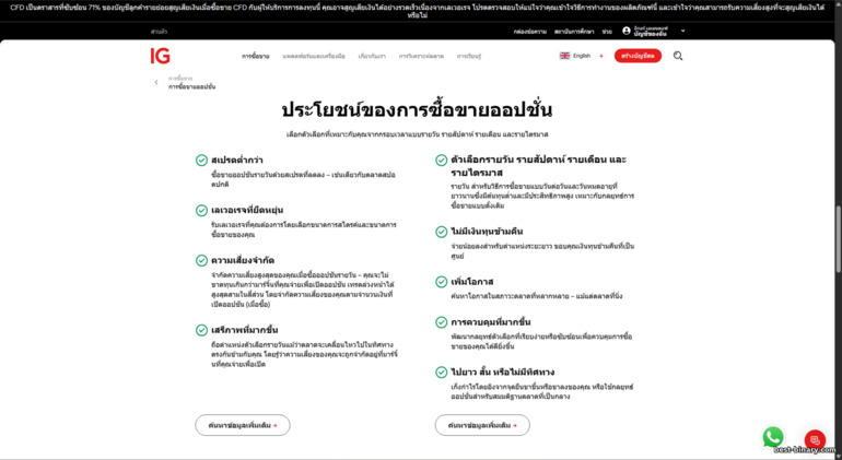 โบรกเกอร์ IG Markets เทรดออปชัน โบรกเกอร์ IG Markets เทรดออปชัน