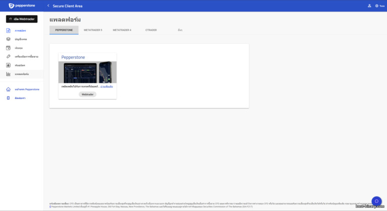 เลือกแพลตฟอร์มเทรดที่ Pepperstone เลือกแพลตฟอร์มเทรดที่ Pepperstone